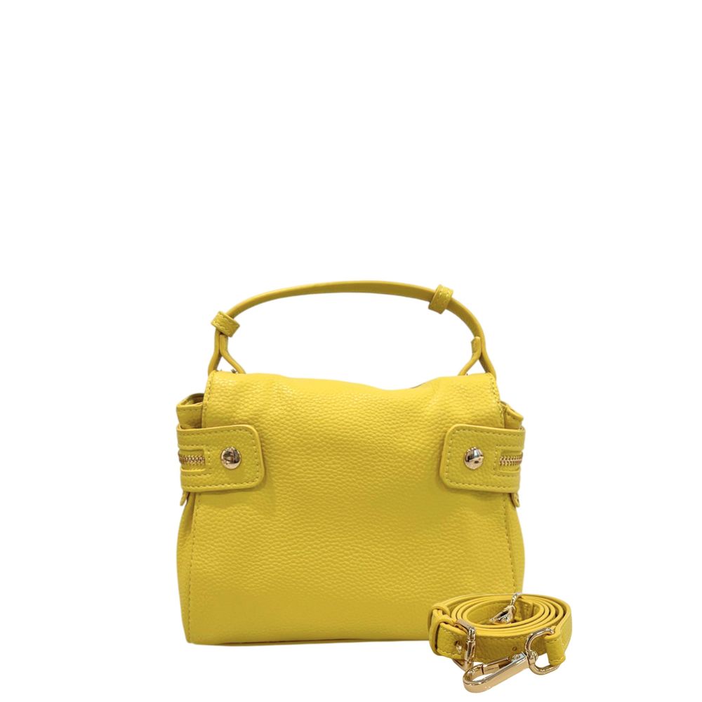 Gelbe PU Damenhandtasche