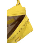 Gelbe PU Damenhandtasche
