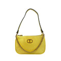 Yellow PU Women Shoulder Bag