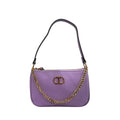 Purple PU Women Shoulder Bag