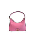 Schultertasche für Damen aus rosafarbenem PU