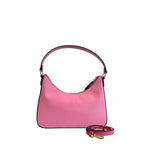 Schultertasche für Damen aus rosafarbenem PU