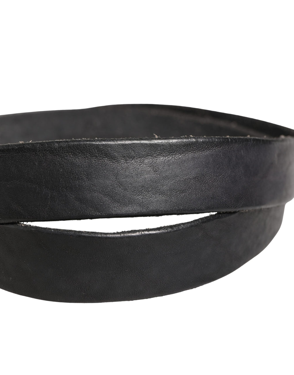 Herren Gürtel Schwarzes Leder Metallschnalle