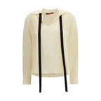 Camicia in seta beige