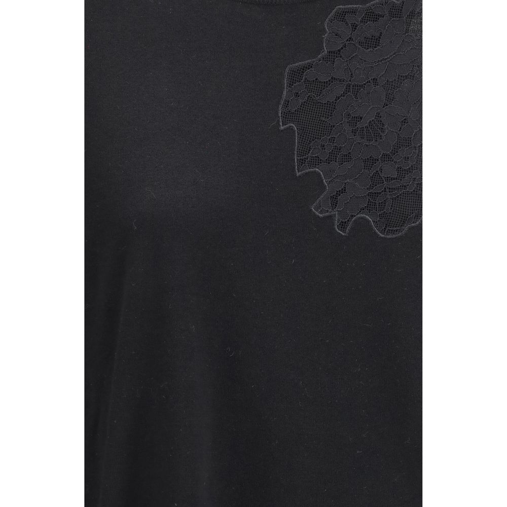 Black Silk Sweatshirt