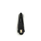 Black Calf Leather Bos Taurus Ballet Flats