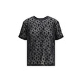 T-shirt in poliammide nera