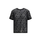 T-shirt in poliammide nera
