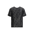 T-shirt in poliammide nera
