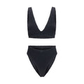 Schwarzer Polyamid-Bikini