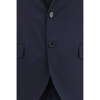 Lardini Blue Wool Two-Piece Suit