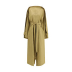 Beiger Lyocell-Trenchcoat