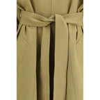 Beiger Lyocell-Trenchcoat