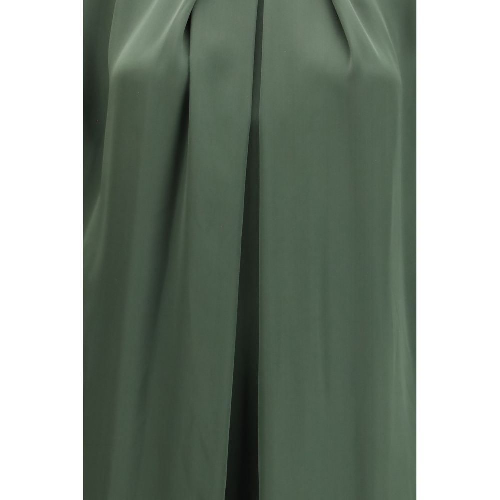 Zweifarbiges Freizeitkleid aus Seide