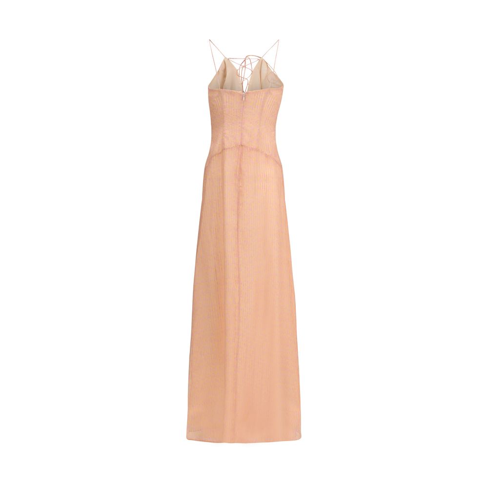 Multicolor Silk Casual Dress