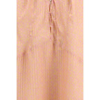 Multicolor Silk Casual Dress