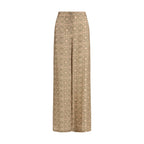 Mehrfarbige Viskose-Freizeithose