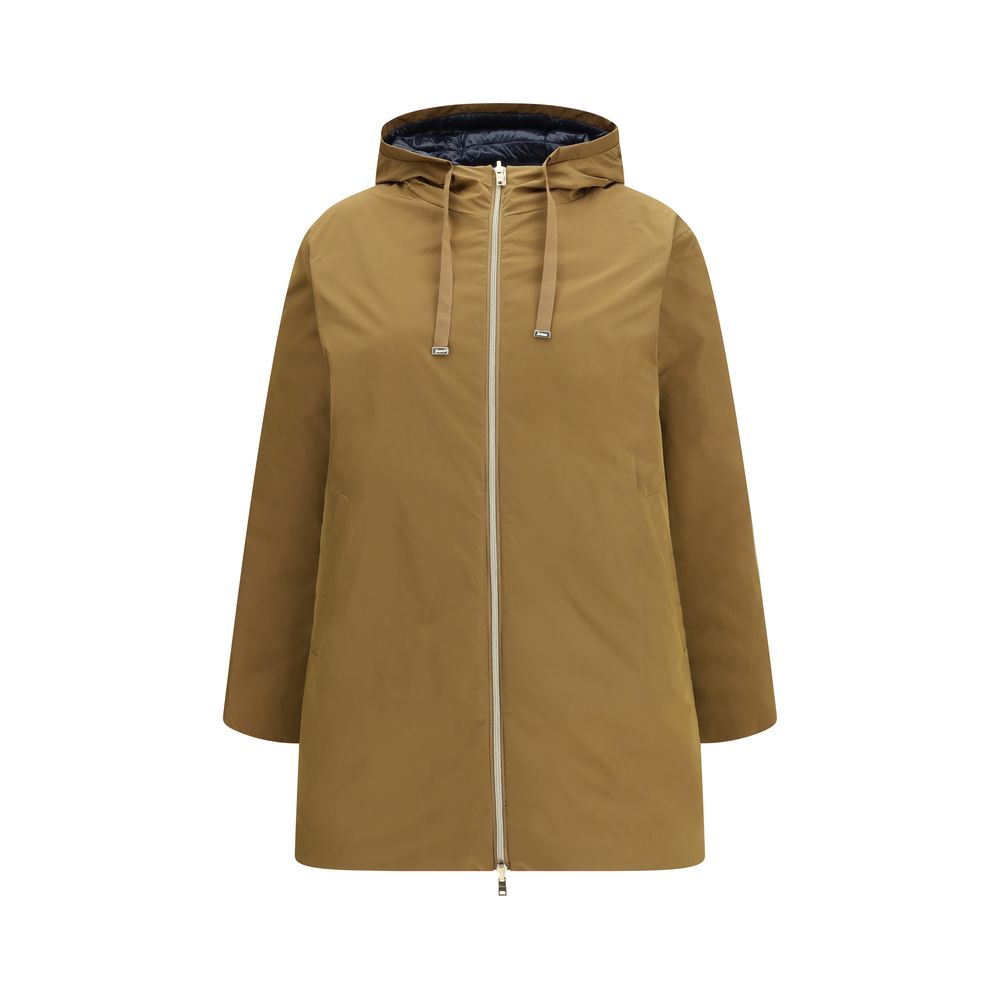 Blauer Polyester-Mantel
