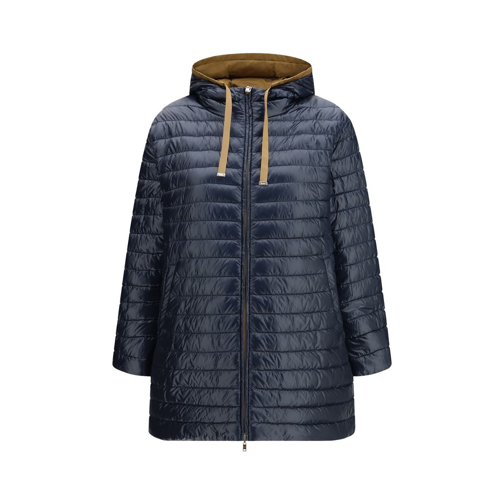 Blauer Polyester-Mantel