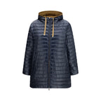 Blauer Polyester-Mantel