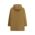 Blauer Polyester-Mantel