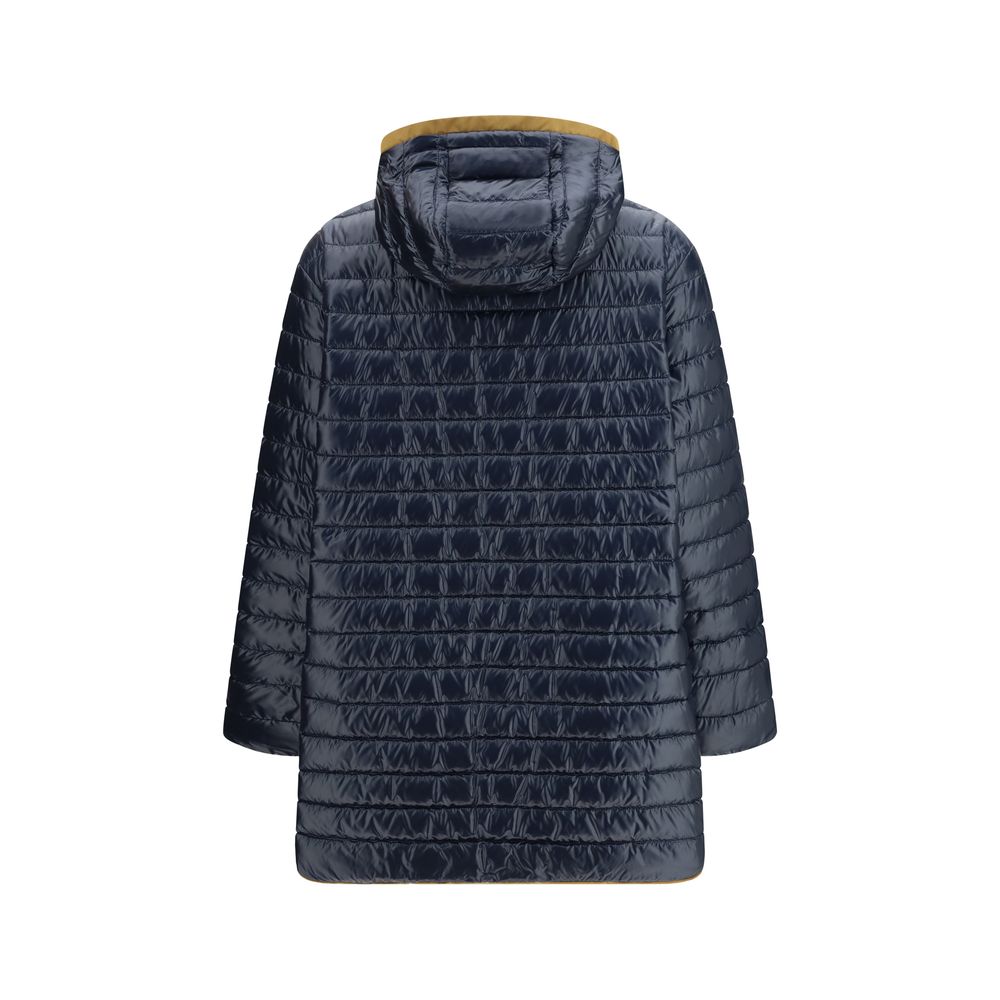 Blauer Polyester-Mantel