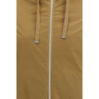 Blauer Polyester-Mantel