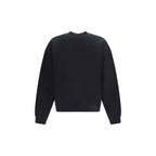 Schwarzes Baumwollsweatshirt
