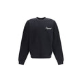 Schwarzes Baumwollsweatshirt