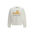 White Cotton Sweatshirt