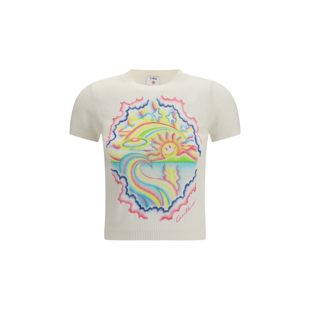 Mehrfarbiges Baumwoll-T-Shirt