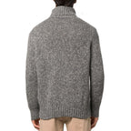Grauer Kaschmirpullover
