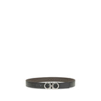 Black Calf Leather Bos Taurus Belt
