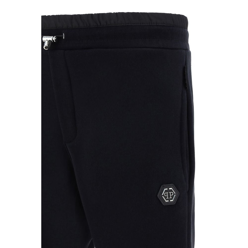 Schwarze Jogginghose aus Baumwolle