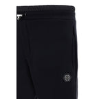 Schwarze Jogginghose aus Baumwolle