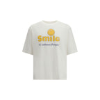Weißes Baumwoll-T-Shirt