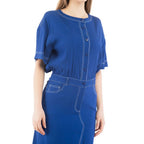 Multicolor Marabou Casual Dress