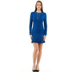 Multicolor Wool Casual Dress