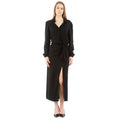 Black Marabou Casual Dress