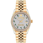 Gold Stainless Steel Dress Watch