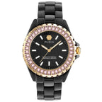 Schwarze Keramik-Dresswatch