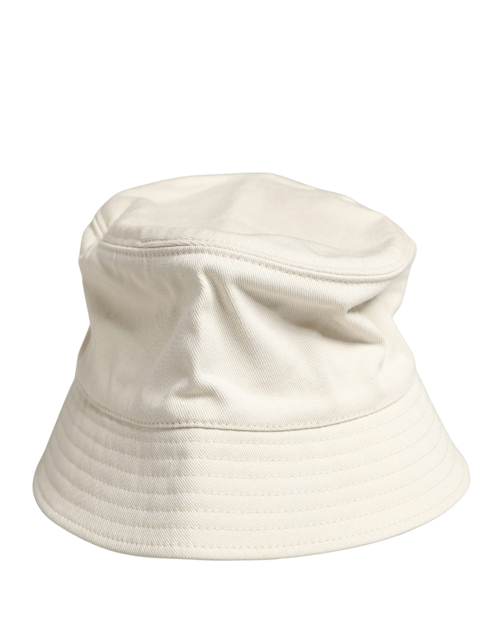 Men White Cotton Bucket Fisherman Hat