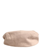 Herren Beige Baumwolle Schiebermütze