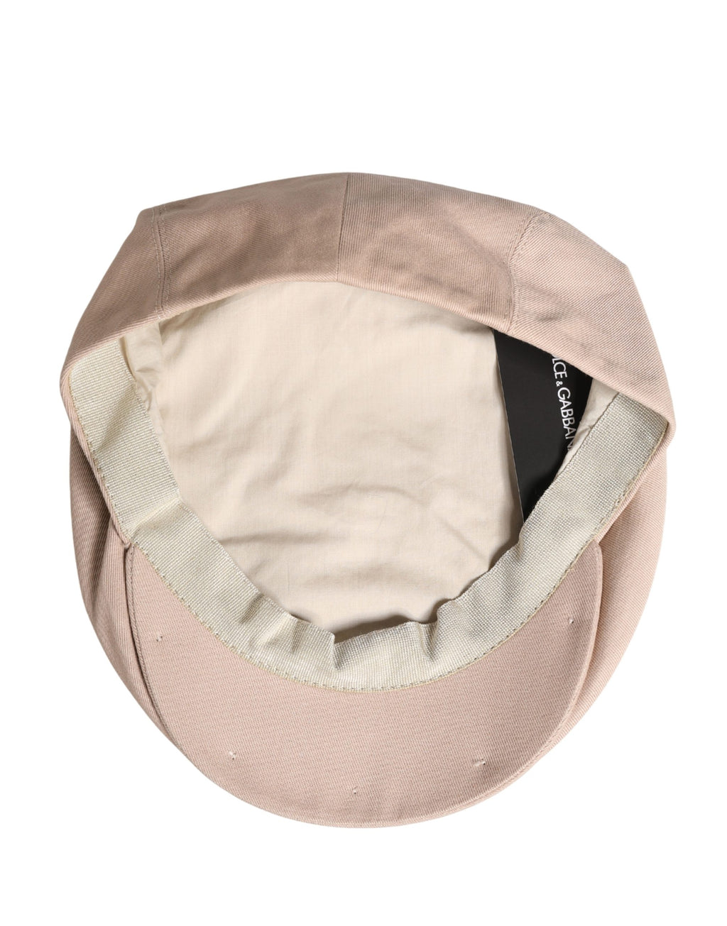 Herren Beige Baumwolle Schiebermütze