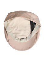 Herren Beige Baumwolle Schiebermütze