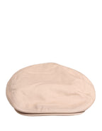Herren Beige Baumwolle Schiebermütze