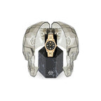 Gold Stainless Steel Dress Watch
