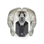 Gray Stainless Steel Dress Watch