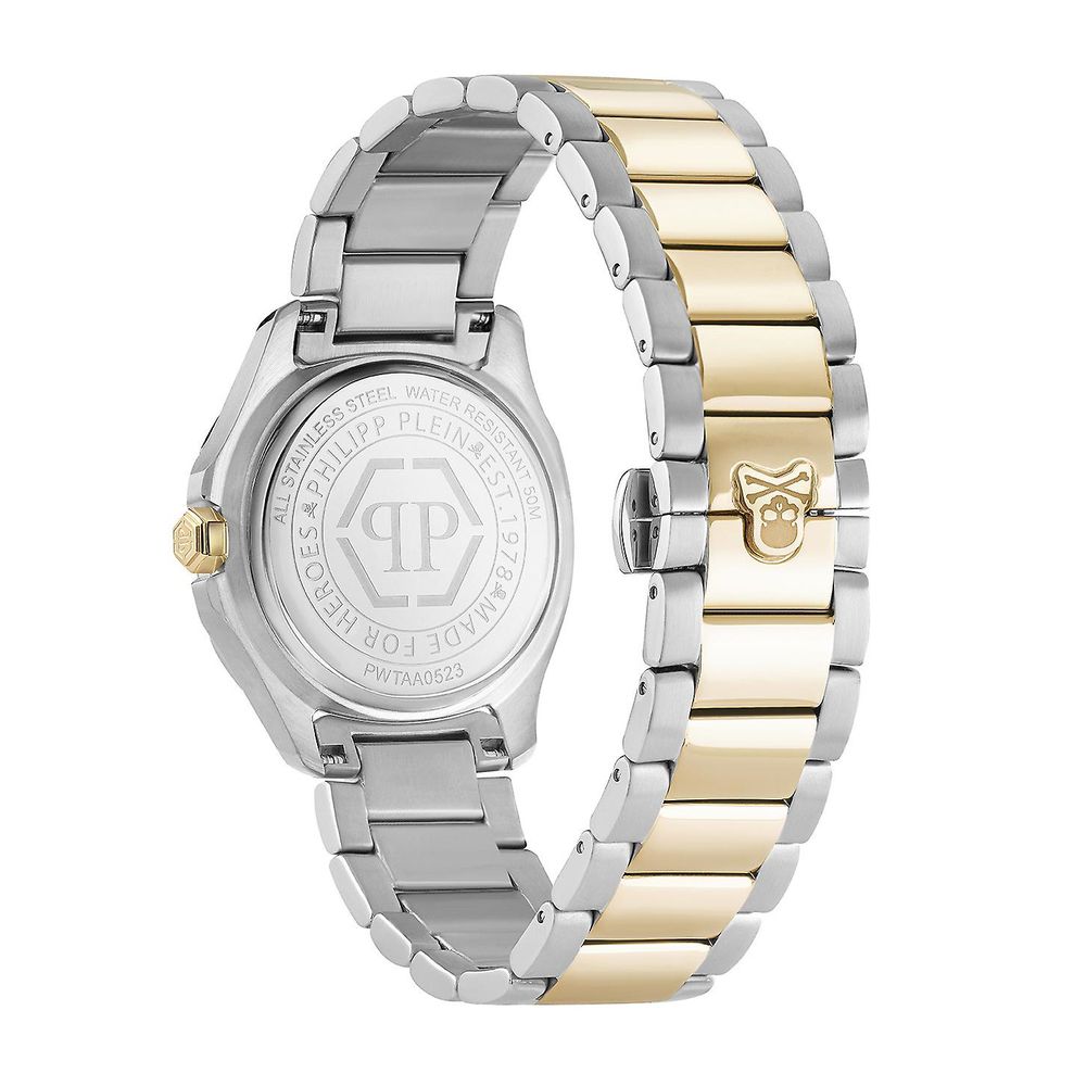 Edelstahl-Damenuhr in Gold