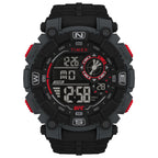 Black Rubber Sport Watch